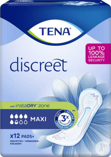 Tena Discreet Maxi Protege Slip Fuites Urinaires Inattendues Fortes 12 Pieces.5